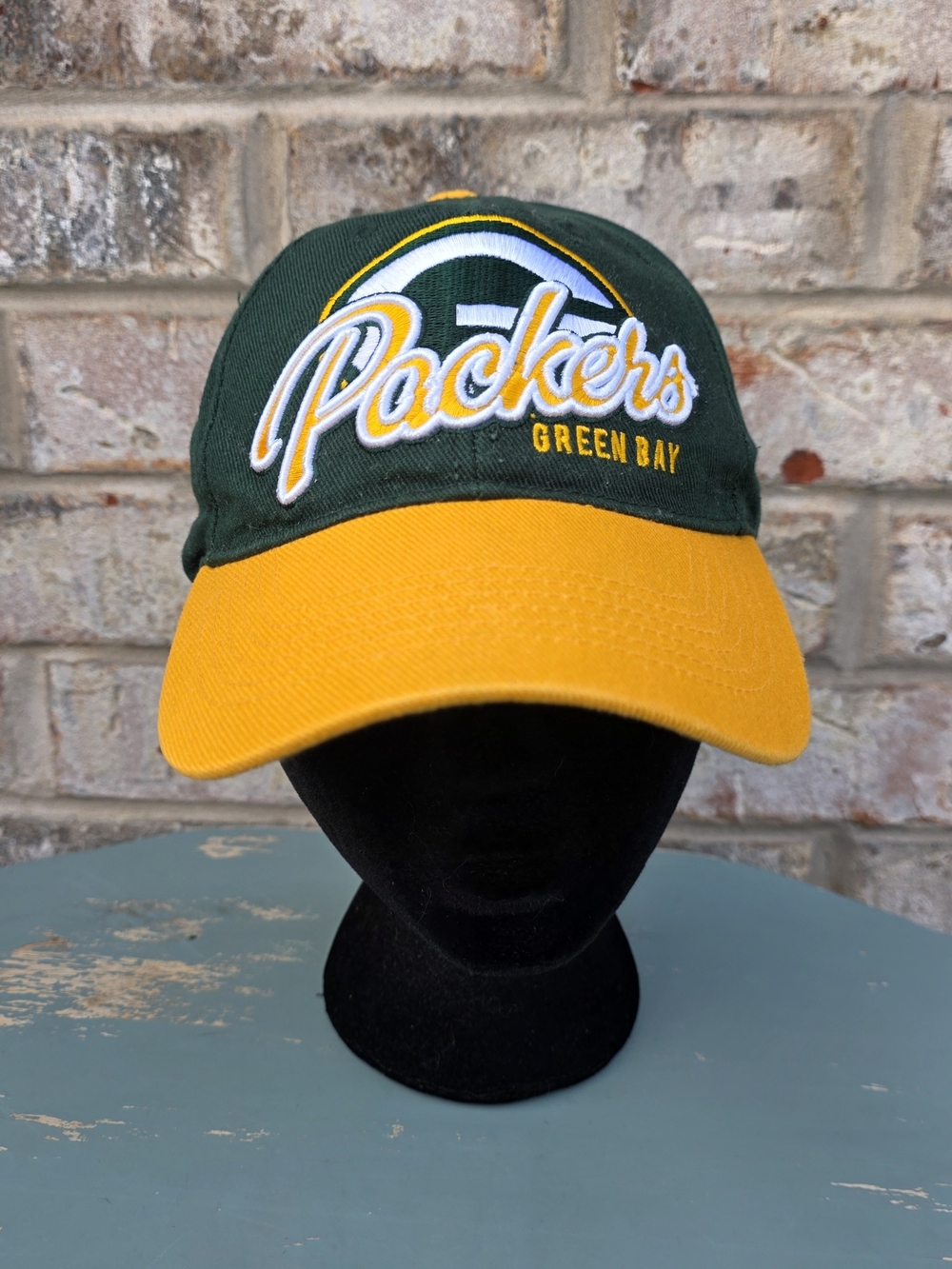 Green Bay Packers NFL Team Apparel Adjustable Script Hat